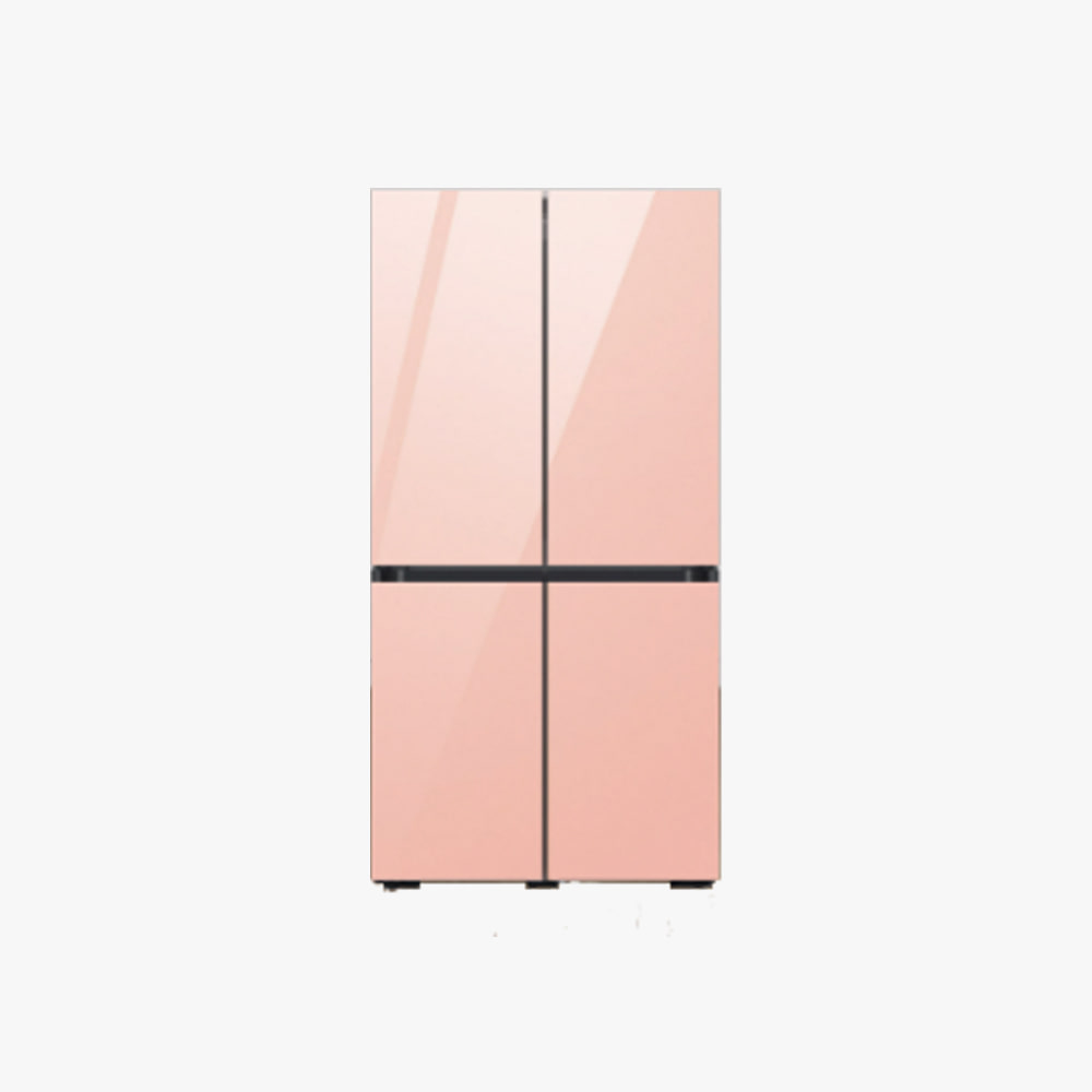 삼성 BESPOKE 냉장고 4도어 프리스탠딩 875 L - 글램 패널